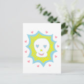 Carte Postale Happy Love Skull (Debout devant)
