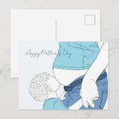 Carte Postale Happy Mother's Day (Devant / Derrière)