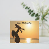 Carte Postale happy mother's day (Debout devant)