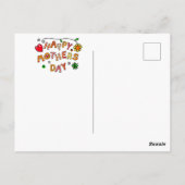 Carte Postale happy mother's day (Dos)