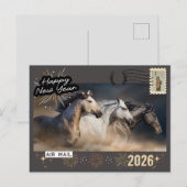 Carte Postale Happy New Year 2026 Postcard (Devant / Derrière)