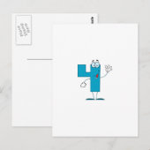 Carte Postale Happy Numéro 4 (Devant / Derrière)