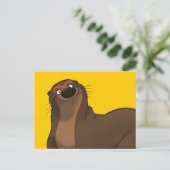 Carte postale Happy Otter (Debout devant)