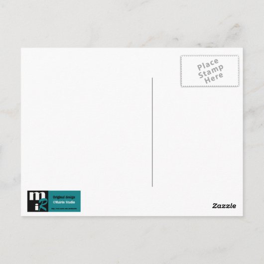 Carte Postale Happy Passover Star of David et Seder Table Icons (Dos)