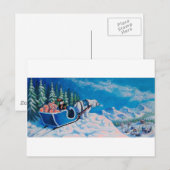 Carte Postale Happy Penguin (Devant / Derrière)
