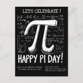 Carte postale Happy Pi Day - Fun Math (Devant)