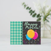 Carte Postale Happy Purim (פּ וּ רִ י ם) (Debout devant)