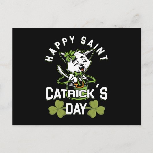 Carte Postale Happy Saint Catrick Irish St Patricks Day Gift (Devant)