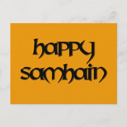 Carte postale Happy Samhain (Devant)