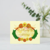 Carte postale Happy Spring (Debout devant)