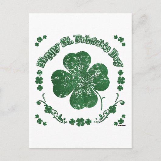 Carte Postale Happy St Patrick (Devant)