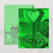 Carte postale Happy St Patrick's Day (Devant / Derrière)