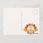 Carte Postale Happy Thanksgiving (Dos)