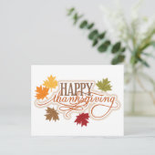 Carte Postale Happy Thanksgiving (Debout devant)