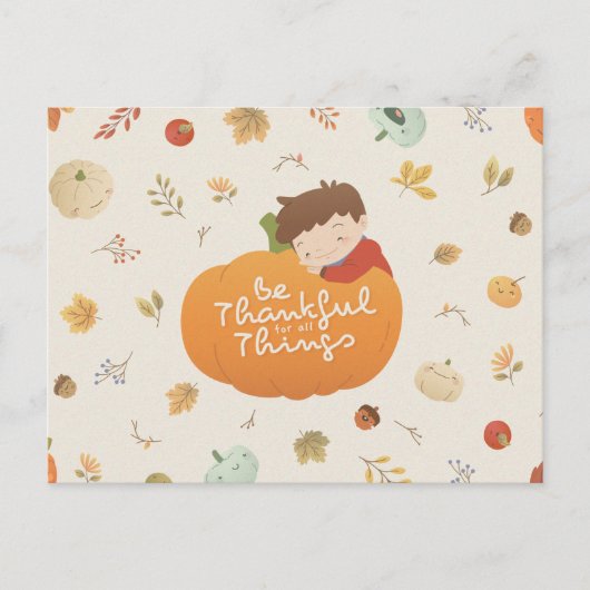 Carte Postale Happy Thanksgiving (Devant)