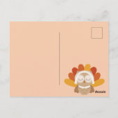 Carte Postale Happy Thanksgiving (Dos)