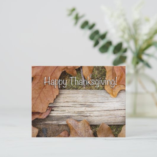 Carte Postale Happy Thanksgiving! Frame with room for your photo (Debout devant)