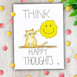 Carte postale HAPPY THOUGHTS de Nicole Janes