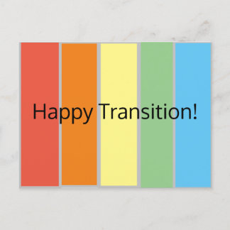 Carte postale Happy Transition
