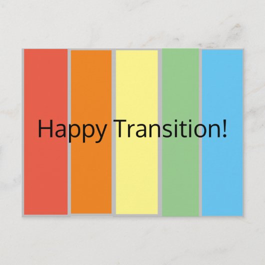 Carte postale Happy Transition (Devant)