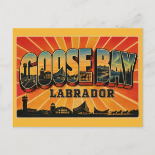Carte Postale Happy Valley-Goose Bay, porte d'entrée du Labrador