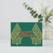 Carte Postale Happy Wedding Postcards  (Debout devant)
