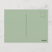 Carte Postale Happy Westie on Nature Trail (Dos)