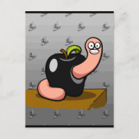 Happy Worm en Pomme Noire