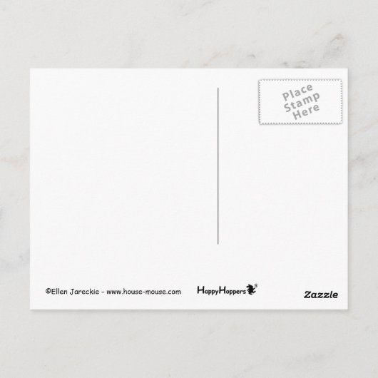Carte postale HappyHoppers® (Dos)