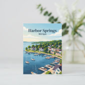 Carte Postale Harbor Springs, Michigan (Debout devant)