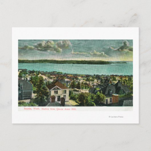 Carte Postale Harborview de Queen Anne Hill (Devant)