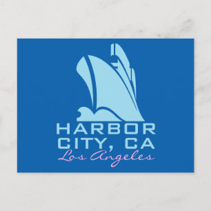 Carte Postale Harbour City Californie