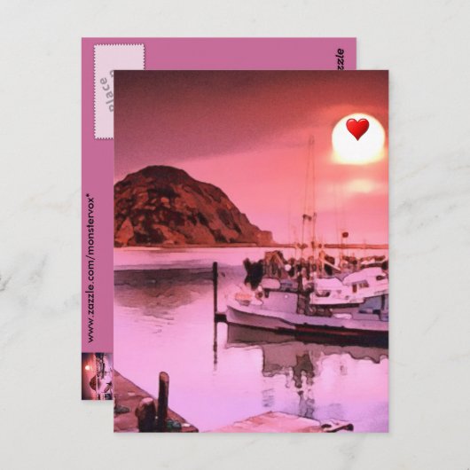 Carte postale Harbour Hues (Devant / Derrière)