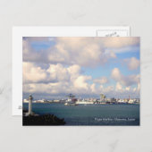 Carte Postale © Harbour, Okinawa Japon (Devant / Derrière)