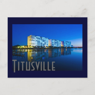 Carte Postale Harbour Pointe, Titusville, Floride, États-Unis