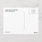 Carte Postale Harbour Springs, Michigan (Dos)