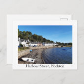 Carte Postale Harbour Street, Plockton (Devant / Derrière)