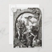 Carte Postale Harcèlement de l'Enfer ou descente du Christ dans (Devant / Derrière)