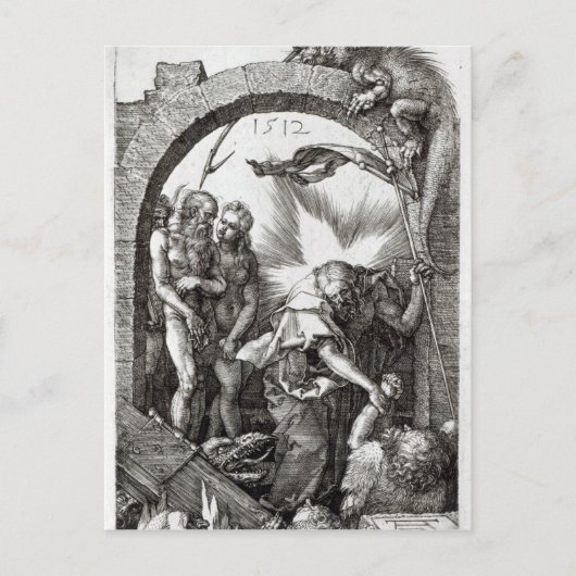 Carte Postale Harcèlement de l'Enfer ou descente du Christ dans (Devant)