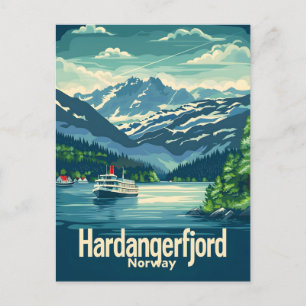 Carte Postale Hardangerfjord Norvège