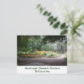 Carte Postale Hardscape Munsinger Garden St Cloud MN (Debout devant)