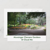 Carte Postale Hardscape Munsinger Garden St Cloud MN (Devant / Derrière)