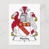 Carte Postale Hardy Family Crest (Devant)