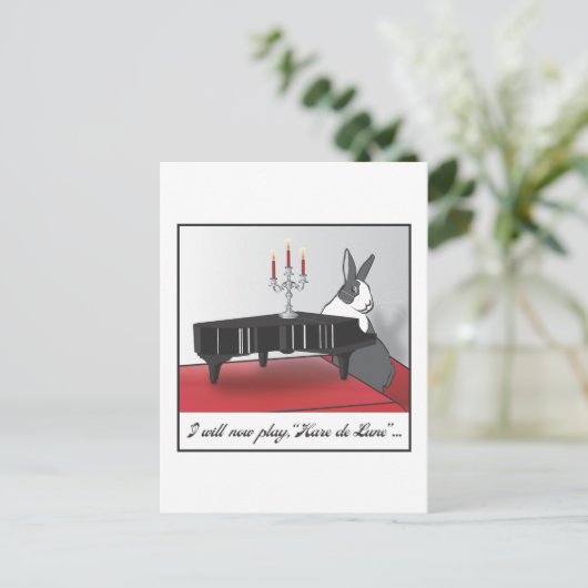 CARTE POSTALE HARE DE LUNE (Debout devant)