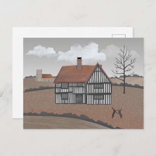 Carte Postale Hare House Postcard (Devant / Derrière)