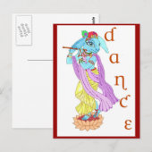 Carte Postale Hare Krishna (Devant / Derrière)