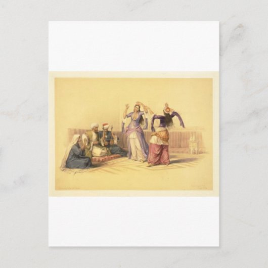 Carte Postale Harem Dancing Girls Cairo (Devant)