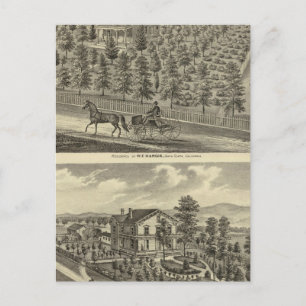 Carte Postale Hargis, Résidences de Cheney