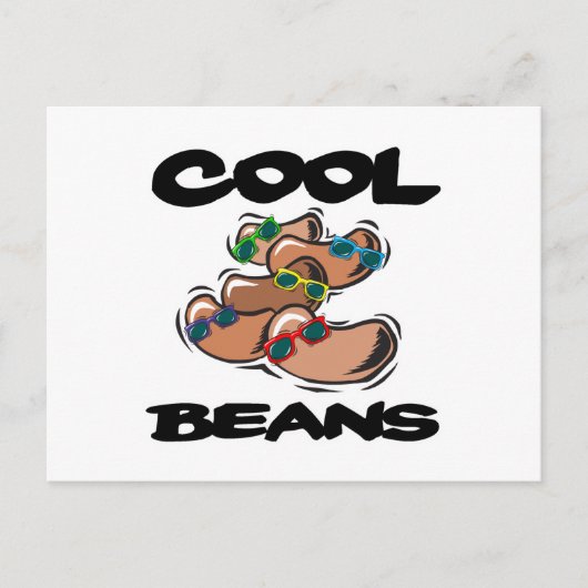 Carte Postale Haricots cool (Devant)