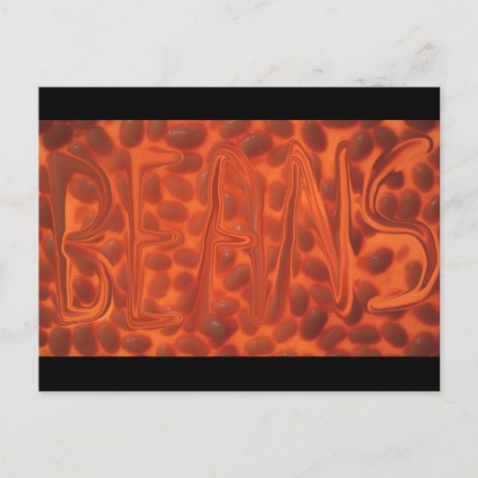 Carte Postale Haricots cuits (Devant)